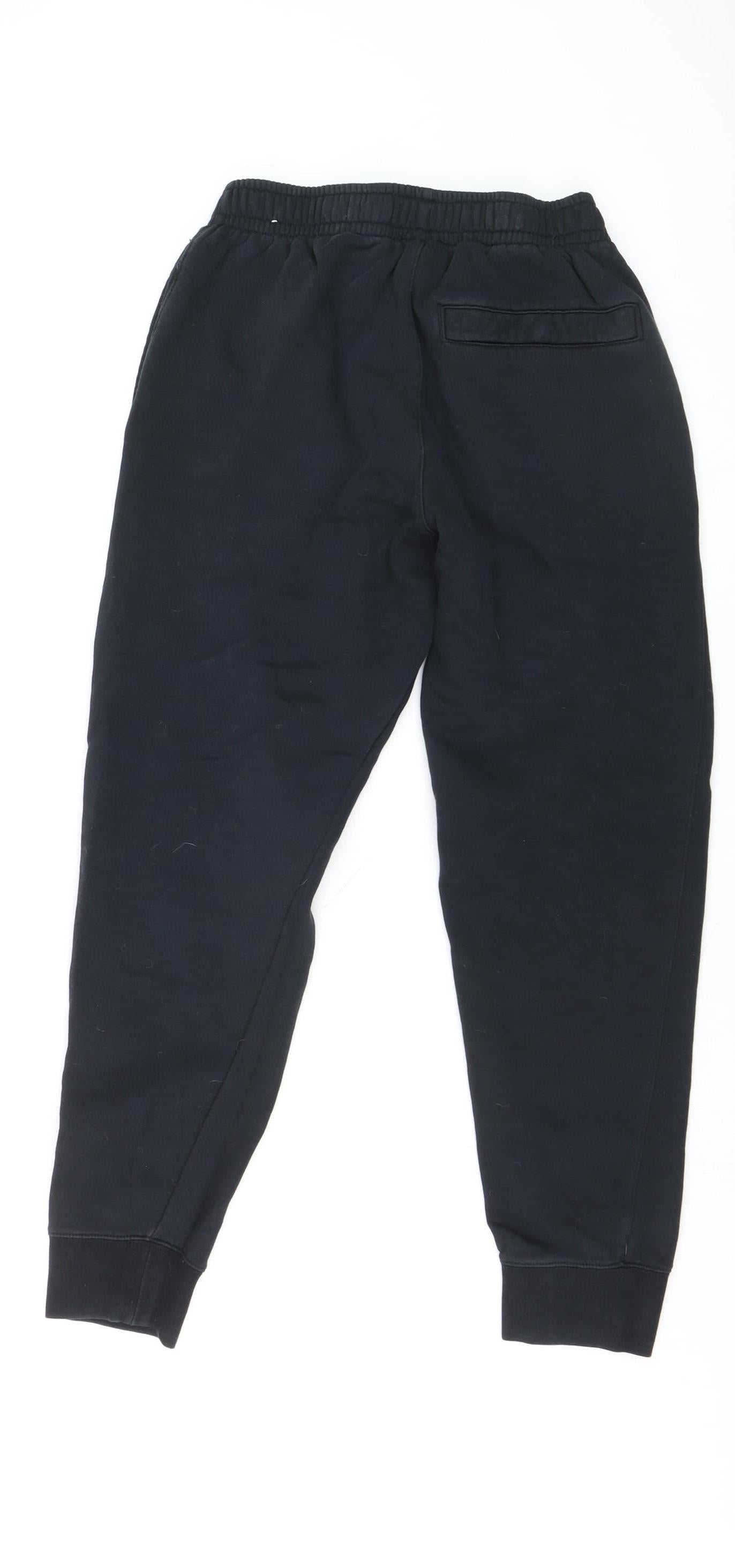 Womens UK Size S Nike Regular Fit Jogger Black Trousers