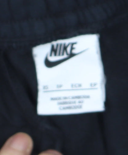 Womens UK Size S Nike Regular Fit Jogger Black Trousers