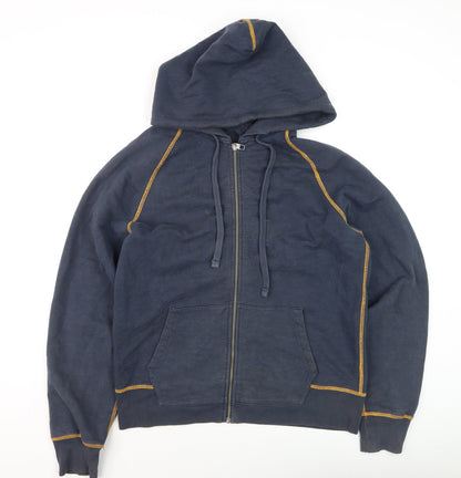 GAP Men's Blue Full Zip Cotton Hoodie Jacket Size M