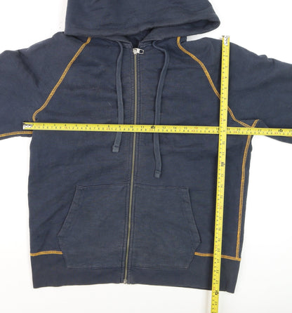 GAP Men's Blue Full Zip Cotton Hoodie Jacket Size M