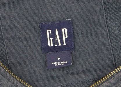 GAP Men's Blue Full Zip Cotton Hoodie Jacket Size M