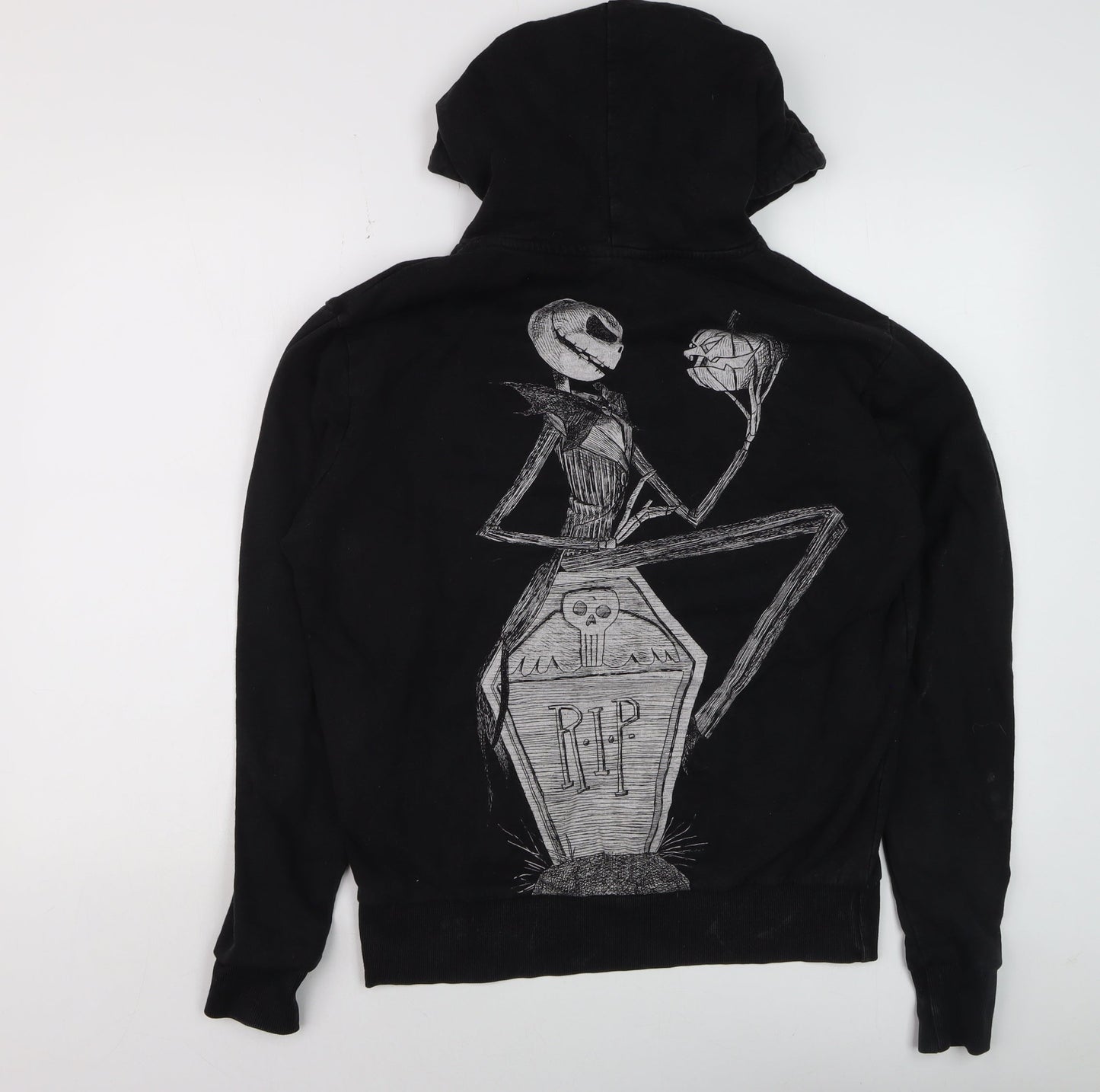 Mens UK Size XS Disney Black Pullover Hoodie