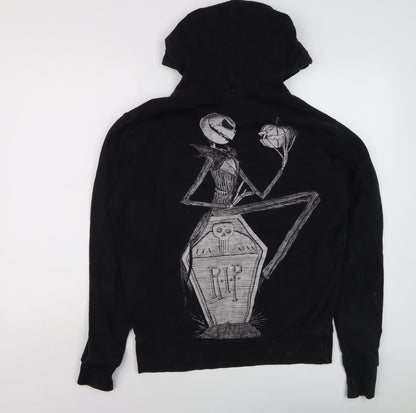 Mens UK Size XS Disney Black Pullover Hoodie