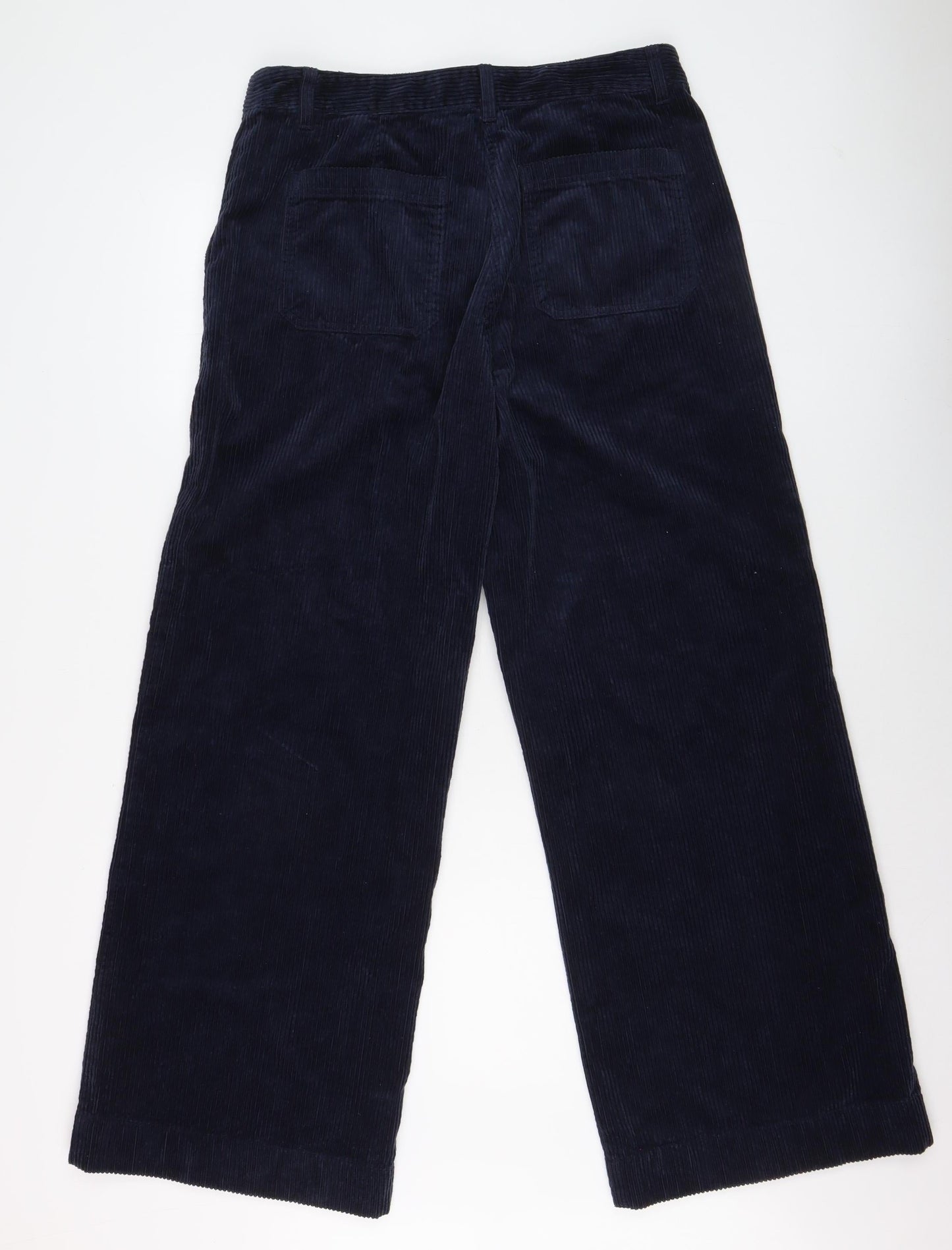 Womens UK Size 14 Marks and Spencer Regular Fit Casual Blue Trousers