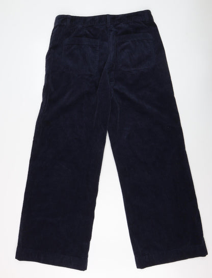Womens UK Size 14 Marks and Spencer Regular Fit Casual Blue Trousers