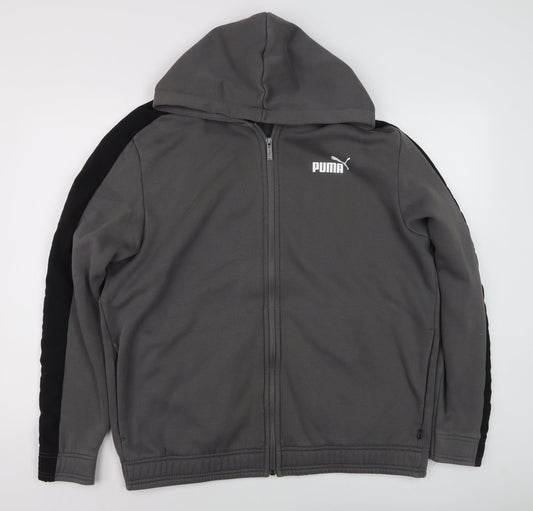 Mens UK Size XL PUMA Grey Gym & Training Running & Jogging Walking Jacket