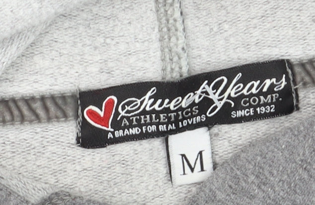 Womens UK Size M Sweet Years Grey Pullover Hoodie