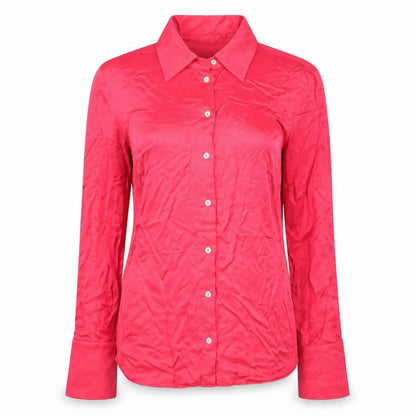 Womens UK Size 10 MNG Pink Classic Button-Up