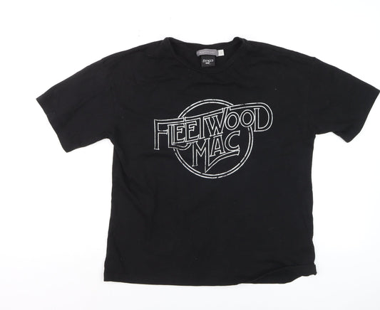 Mint Velvet Men's Black Fleetwood Mac Graphic Band T-Shirt Size M