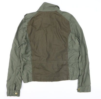 Lucky Brand Men’s Green Military Jacket M Cotton Nylon Twill