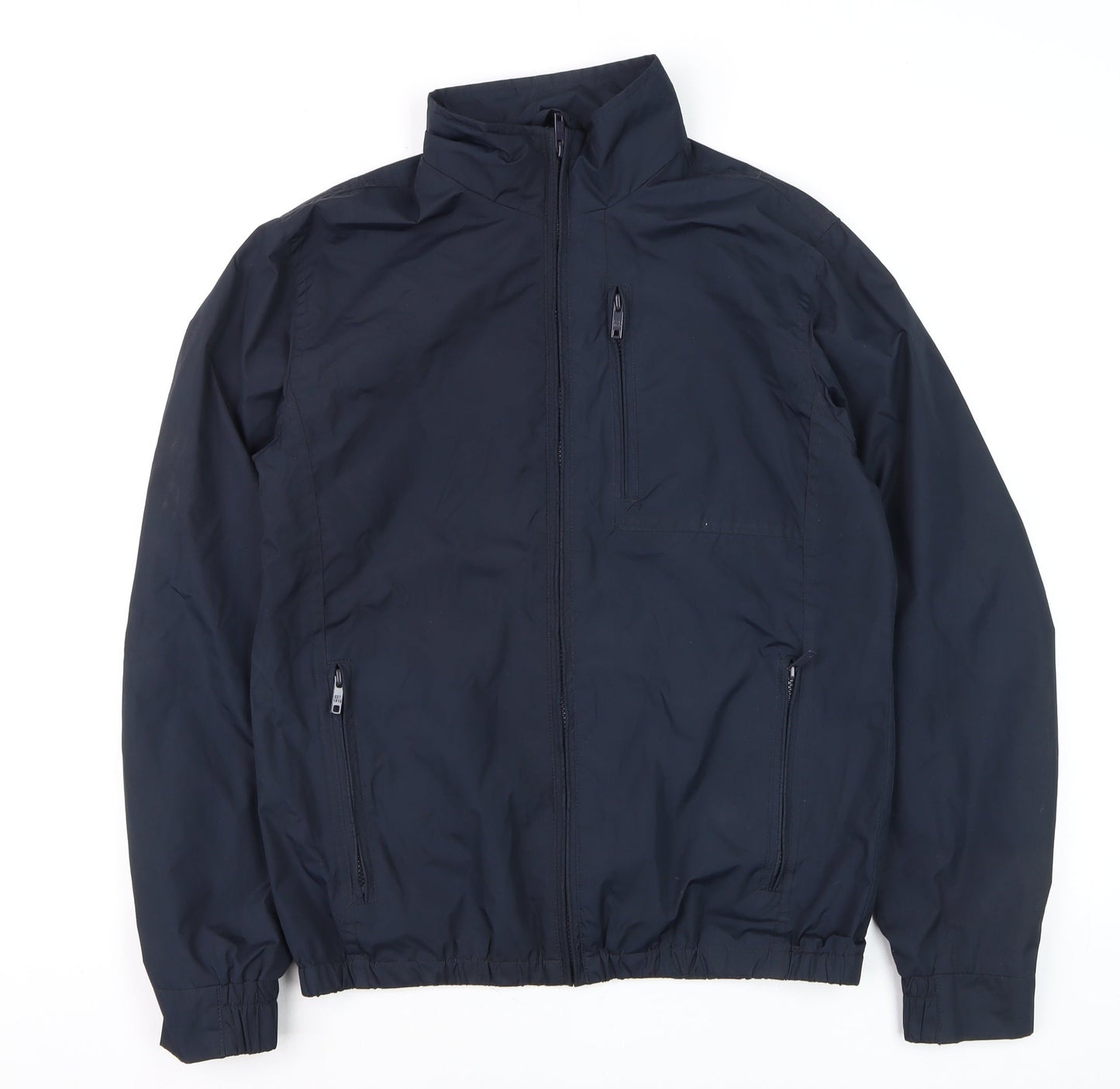 Mens UK Size M JACK & JONES Blue Windbreaker Coat