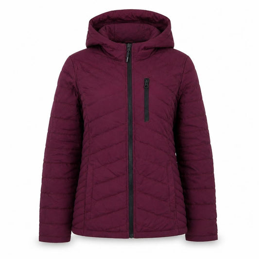 Womens UK Size 10 Nautica Purple Puffer Jacket