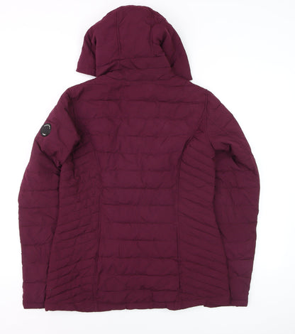 Womens UK Size 10 Nautica Purple Puffer Jacket