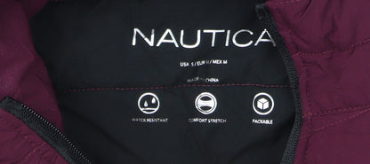Womens UK Size 10 Nautica Purple Puffer Jacket