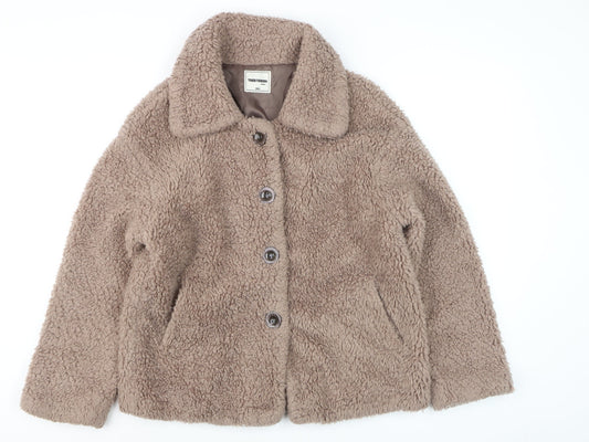 Womens UK Size M TOUER TOUBUDA Beige Puffer Jacket