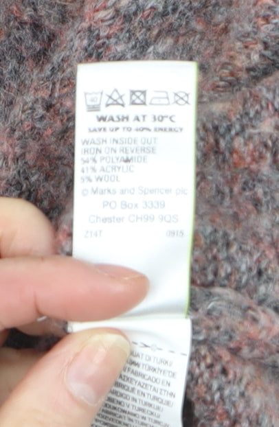Womens UK Size M Marks and Spencer Multicoloured Pullover Jumper