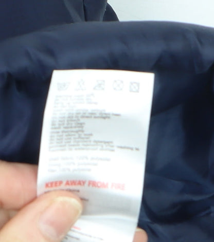Mens UK Size M Mountain Essentials Blue Puffer Jacket