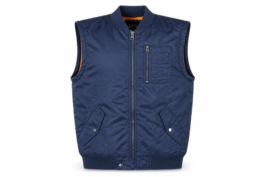 Mens UK Size M Zara Blue Bomber Jacket
