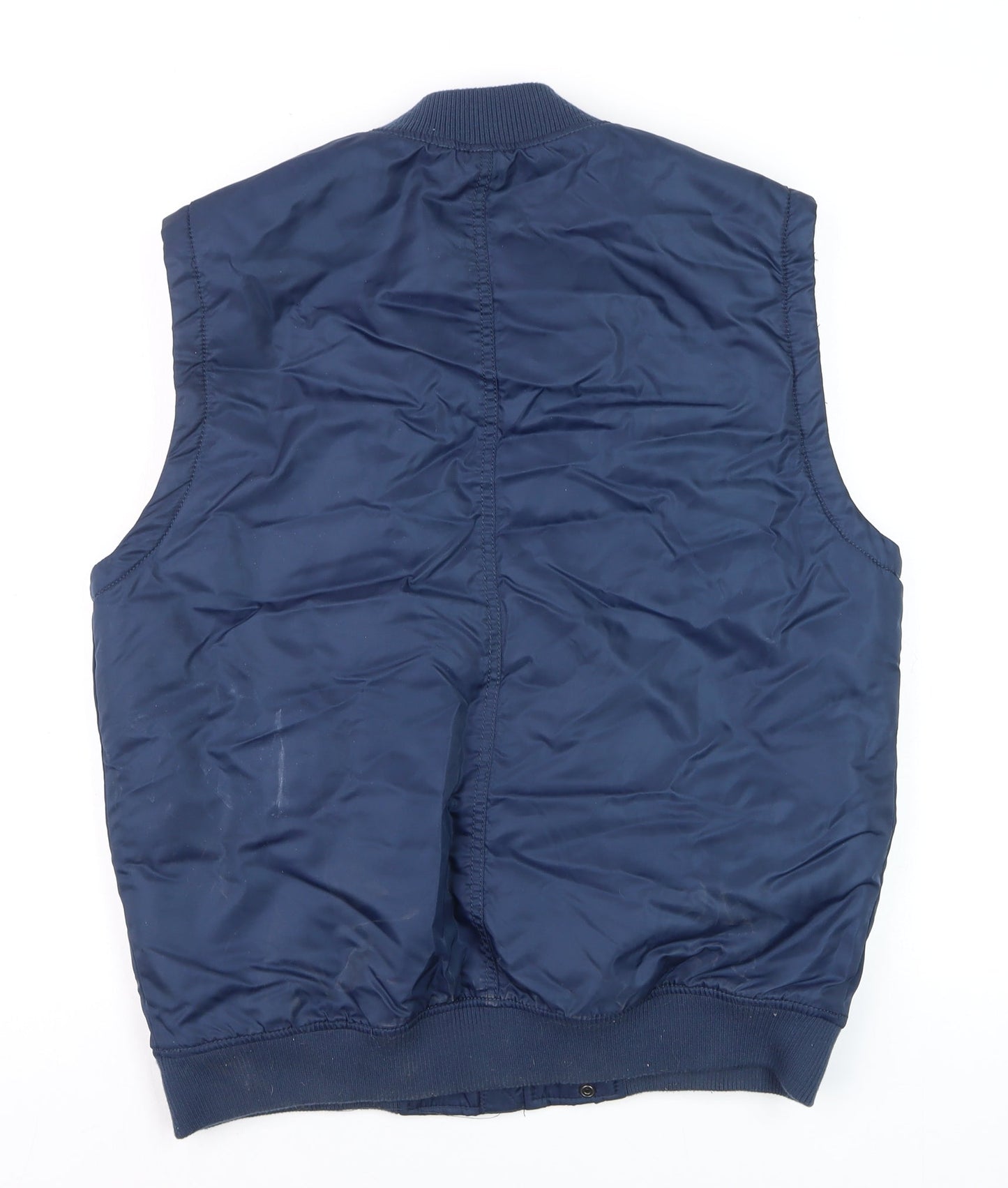 Mens UK Size M Zara Blue Bomber Jacket