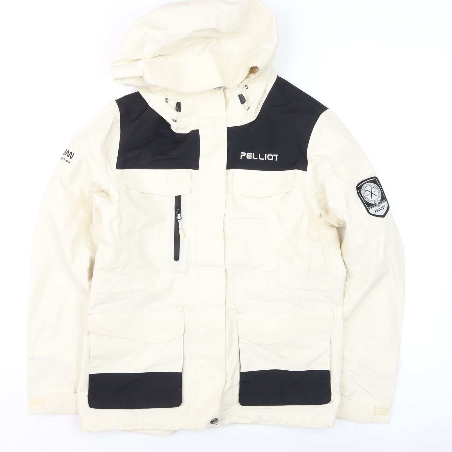 Pelliot Womens Ivory Ski Jacket S Waterproof Windproof Hooded