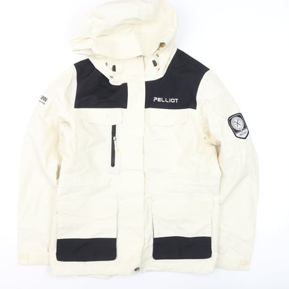 Pelliot Womens Ivory Ski Jacket S Waterproof Windproof Hooded