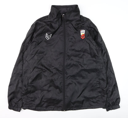 APX Men's Black XL Windbreaker Jacket Lightweight Full Zip Sportswear