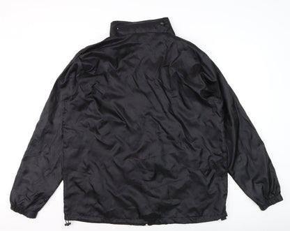 APX Men's Black XL Windbreaker Jacket Lightweight Full Zip Sportswear