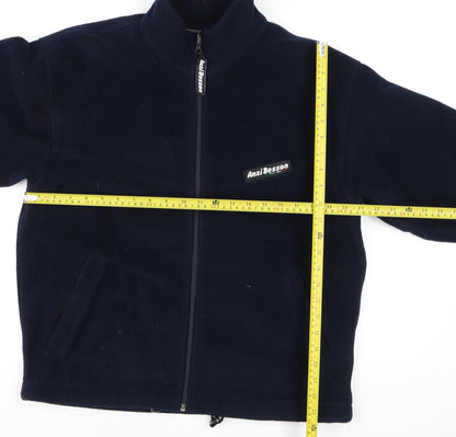 Mens UK Size M Anzi Besson Blue Basic Jacket
