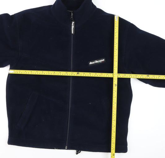Mens UK Size M Anzi Besson Blue Basic Jacket