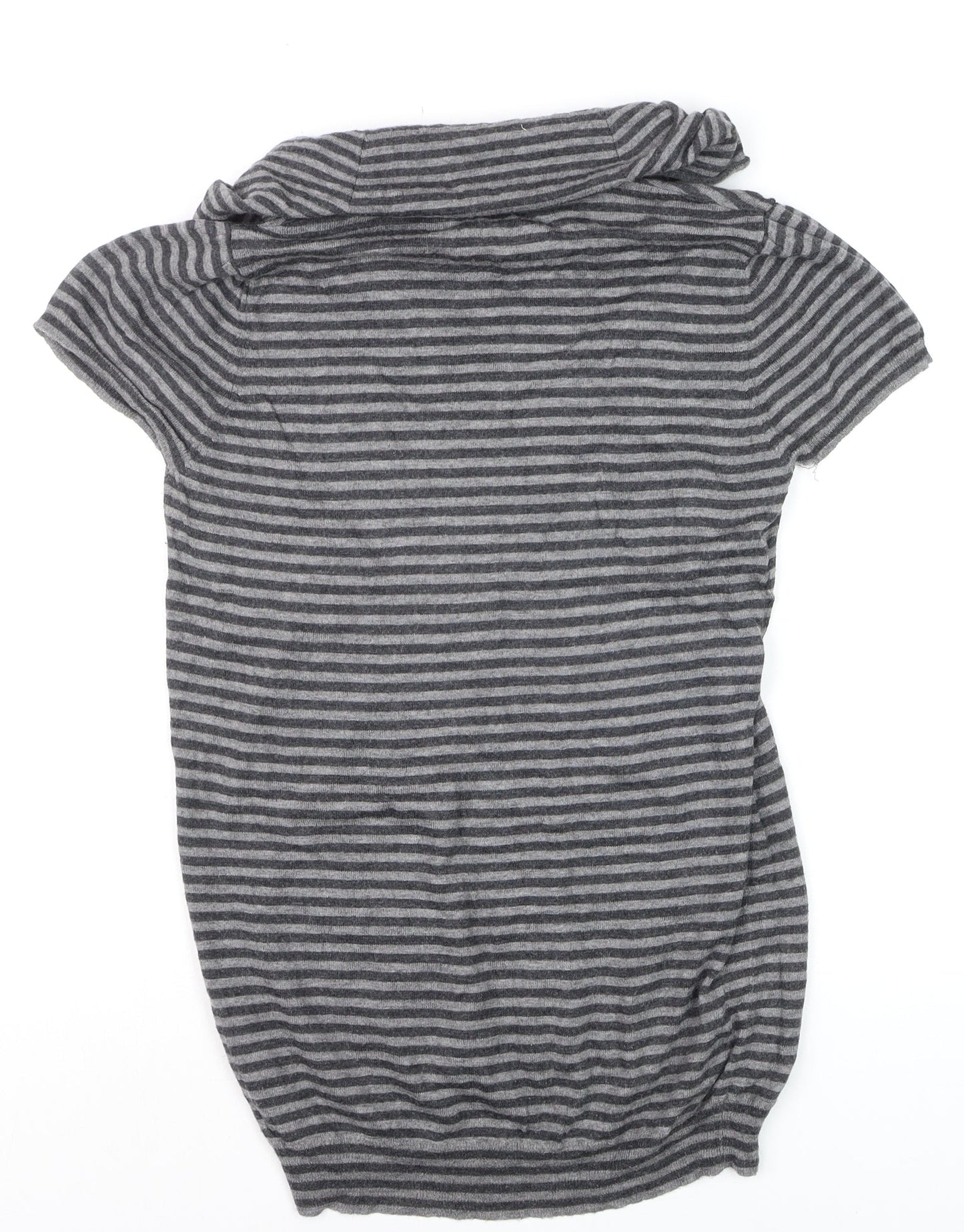 Womens UK Size 12 Marks and Spencer Grey Tunic Blouse