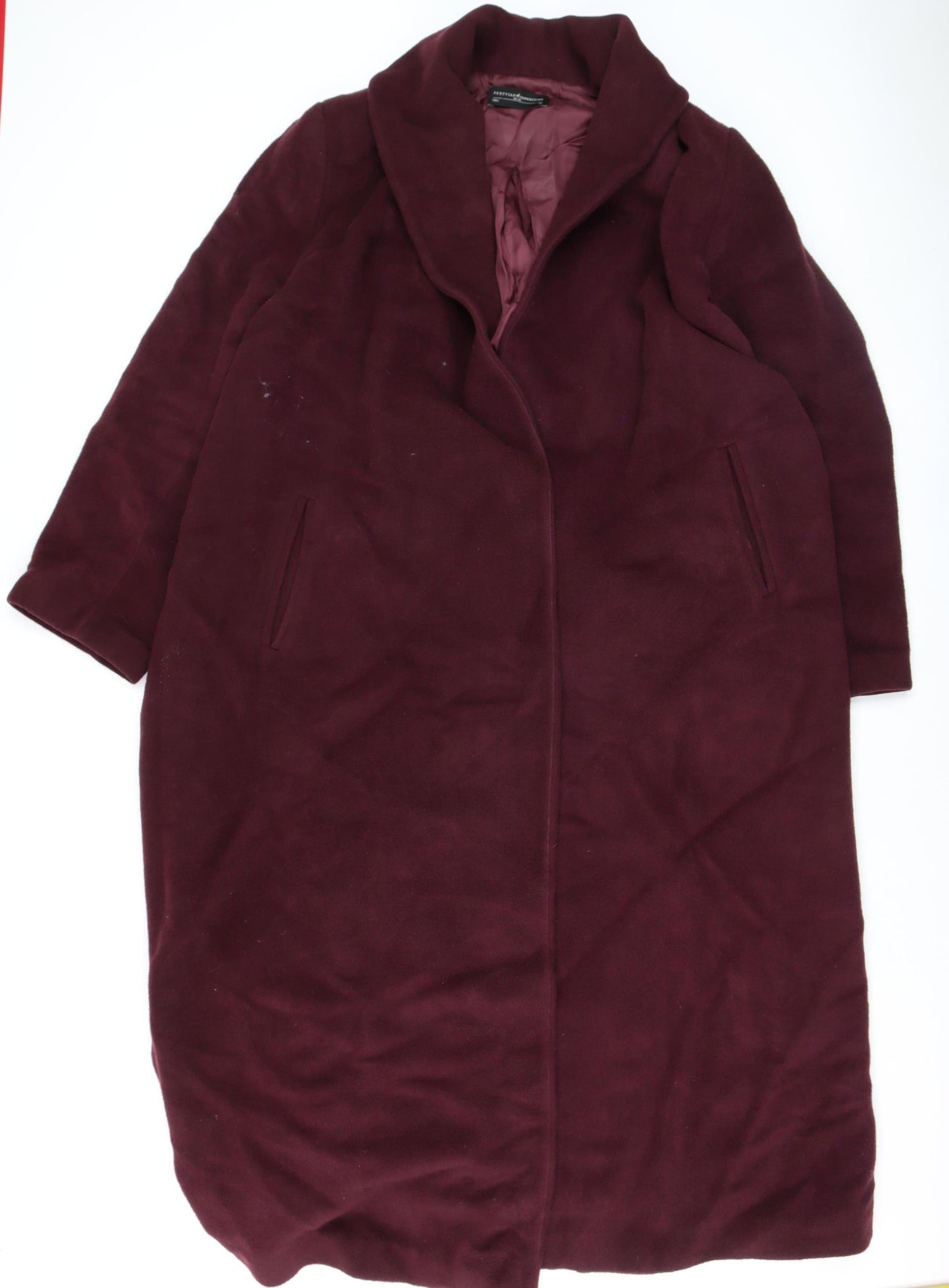 Womens UK Size XL Peruvian Connection Purple Overcoat