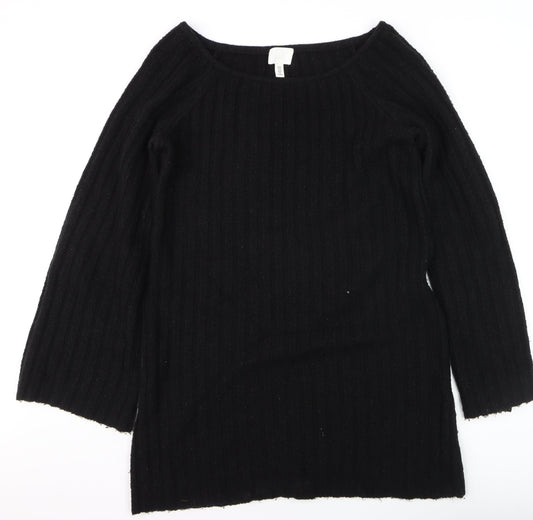 Womens UK Size 12 H&M Black Pullover Jumper