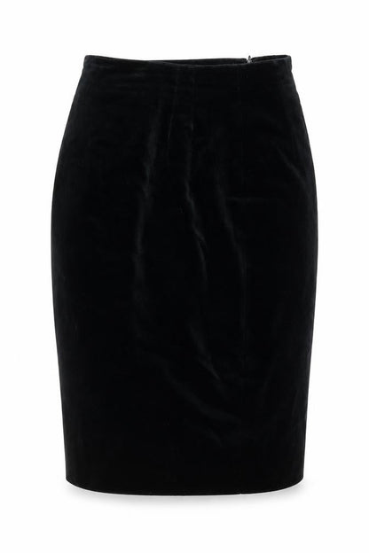 Womens UK Size 12 Jones New York Straight & Pencil Velvet Skirt