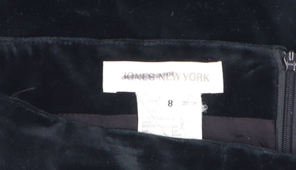 Womens UK Size 12 Jones New York Straight & Pencil Velvet Skirt