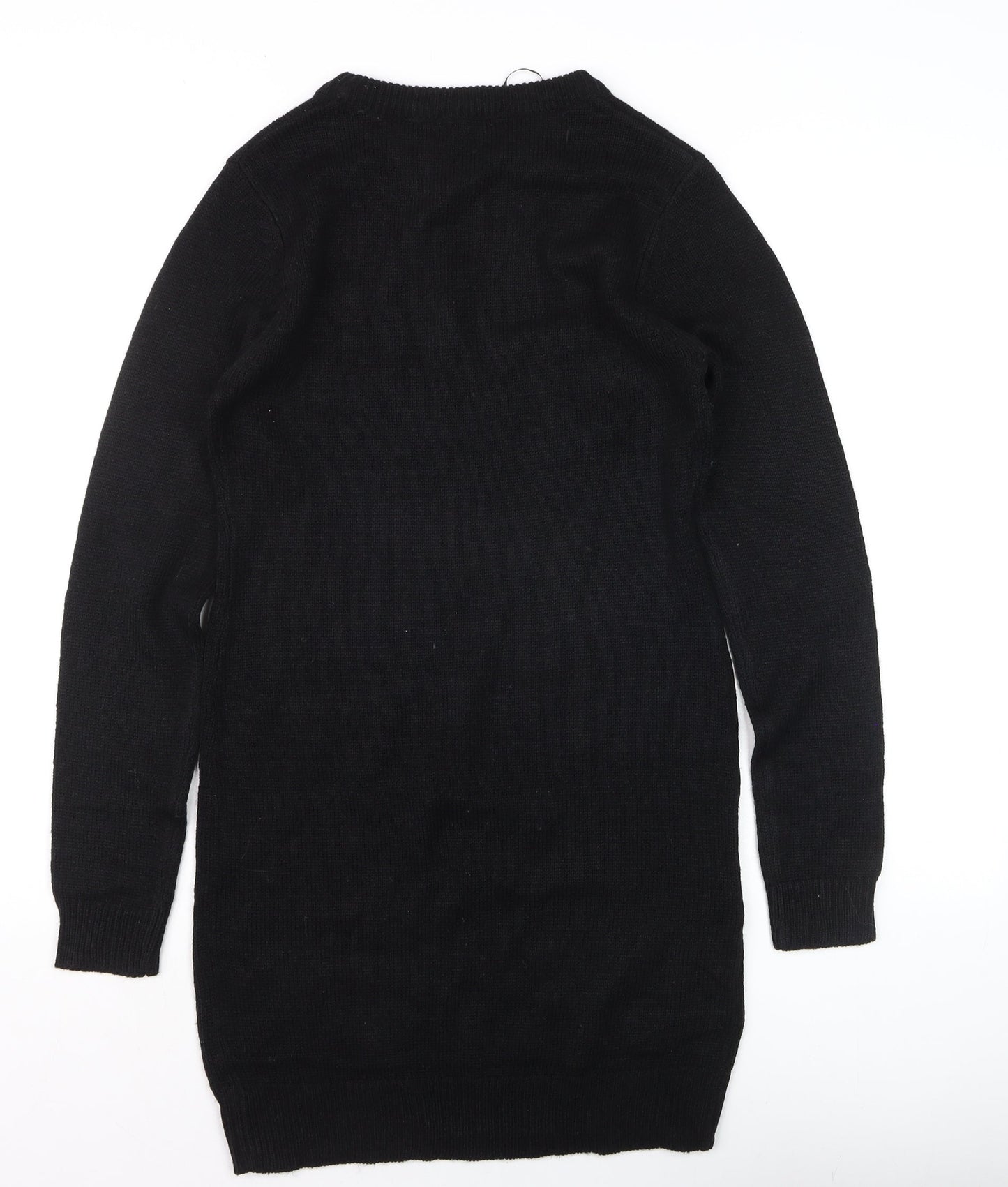 Womens UK Size 8 Brave Soul Black Pullover Jumper
