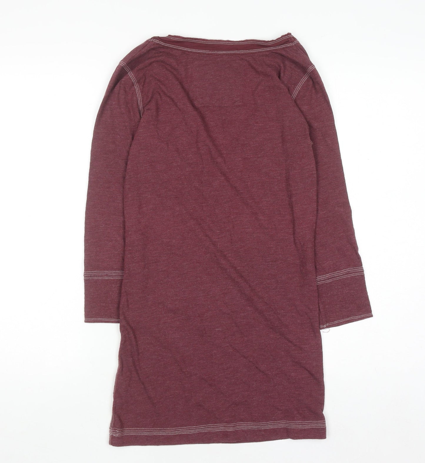 Womens UK Size S Abercrombie & Fitch Red Basic T-Shirt