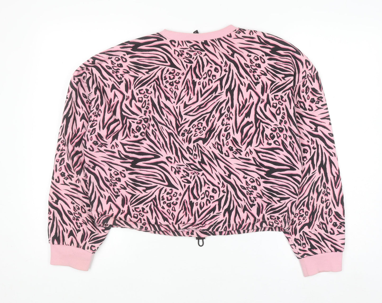 Womens UK Size S H&M Pink Pullover Sweatshirt