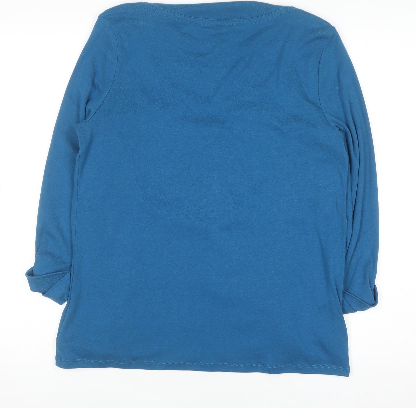 Womens UK Size 12 Maine New England Blue Tunic Blouse