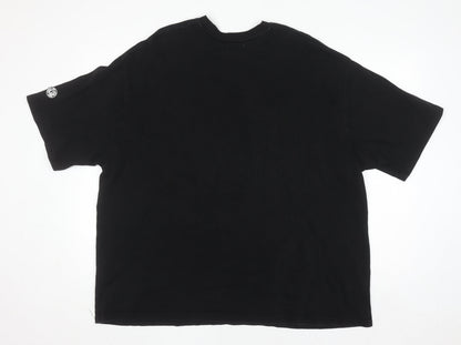 Womens UK Size M little sunny bite Black Basic T-Shirt
