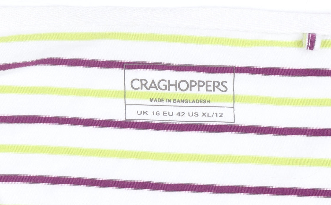 Womens UK Size 16 Craghoppers Multicoloured Basic T-Shirt