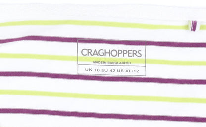 Womens UK Size 16 Craghoppers Multicoloured Basic T-Shirt