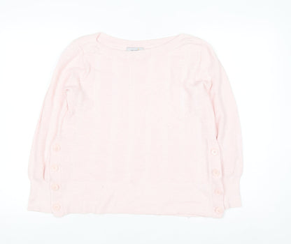 Womens UK Size 12 Marks and Spencer Pink Pullover Jumper