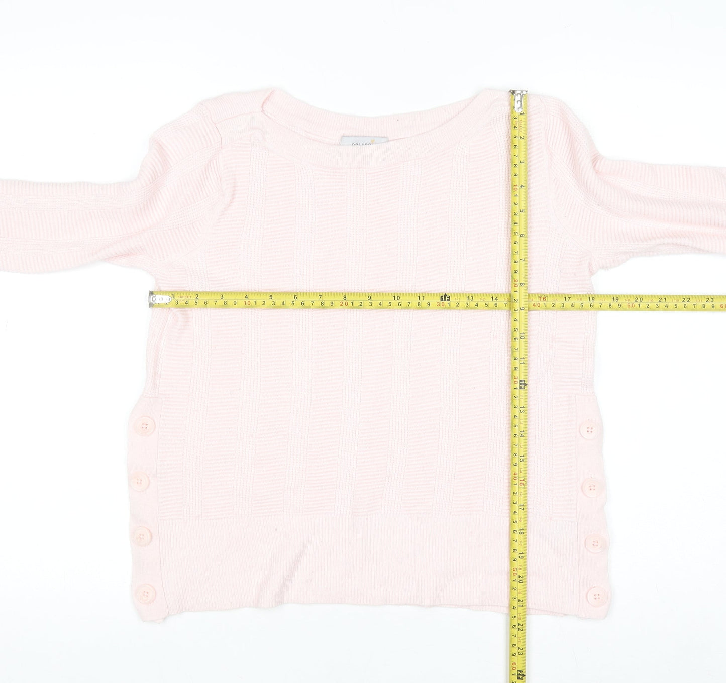 Womens UK Size 12 Marks and Spencer Pink Pullover Jumper