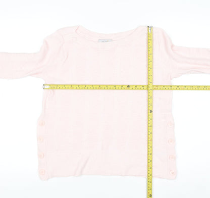 Womens UK Size 12 Marks and Spencer Pink Pullover Jumper