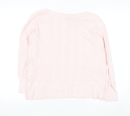 Womens UK Size 12 Marks and Spencer Pink Pullover Jumper