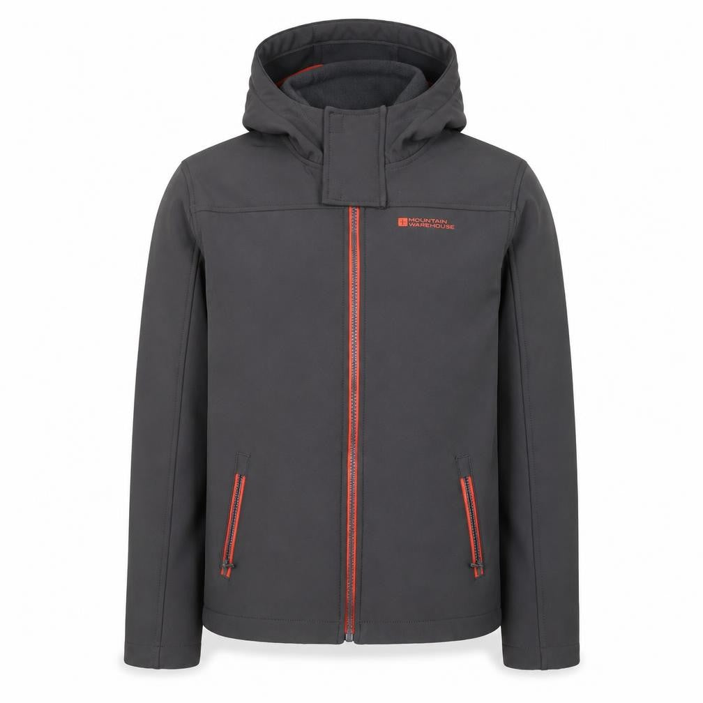 Boys UK Size 11-12 Years Mountain Warehouse Grey Soft Shell