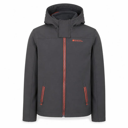 Boys UK Size 11-12 Years Mountain Warehouse Grey Soft Shell