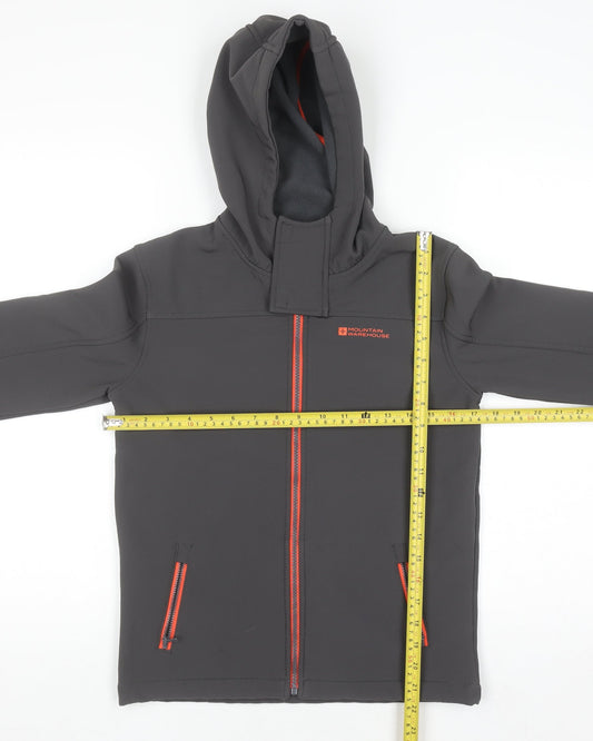Boys UK Size 11-12 Years Mountain Warehouse Grey Soft Shell
