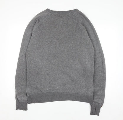 Mens UK Size L Superdry Grey Pullover Sweatshirt