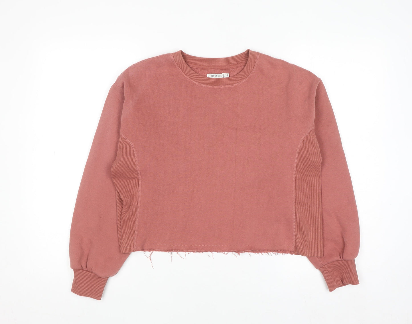 Womens UK Size 12 Stradivarius Pink Pullover Sweatshirt